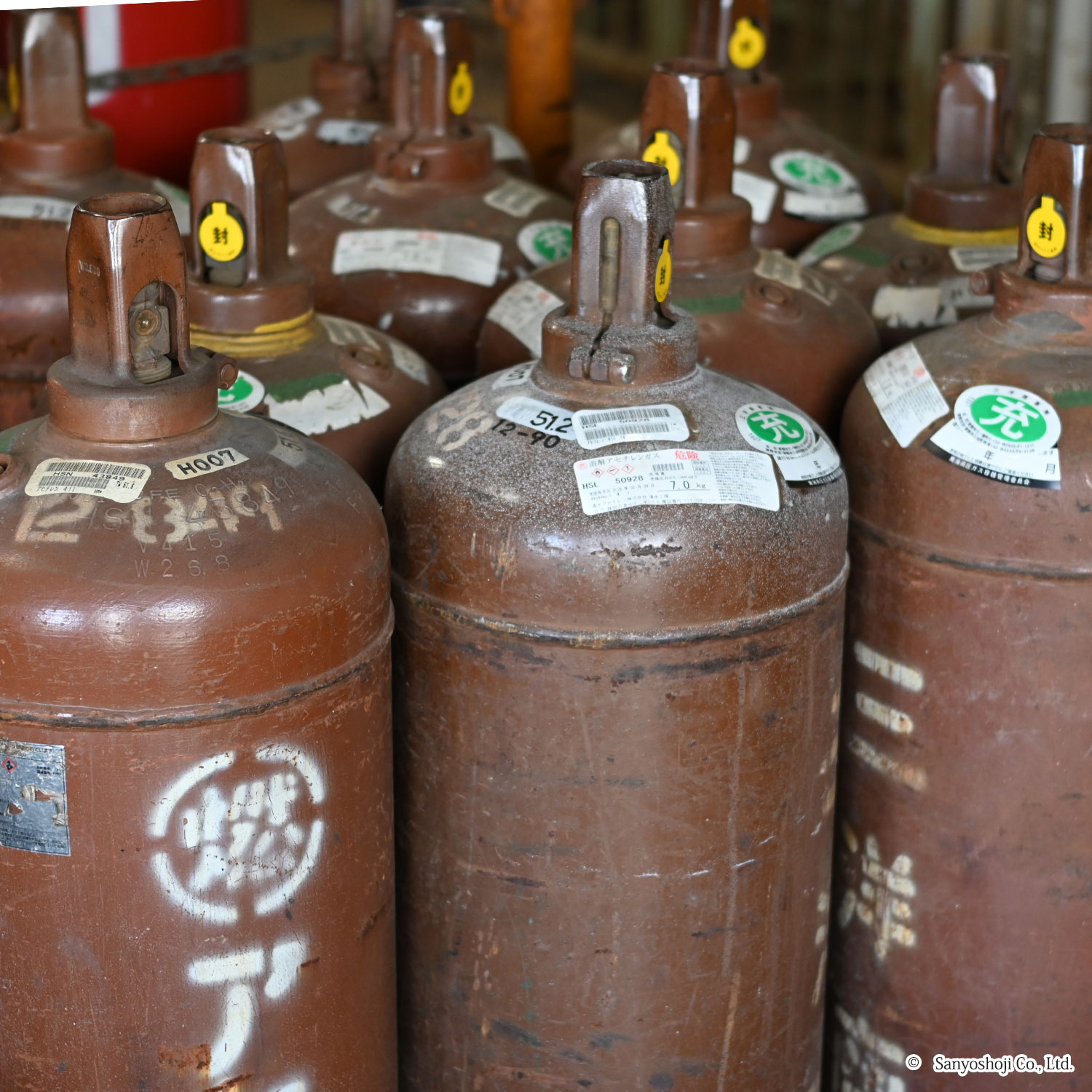 溶解アセチレンボンベ