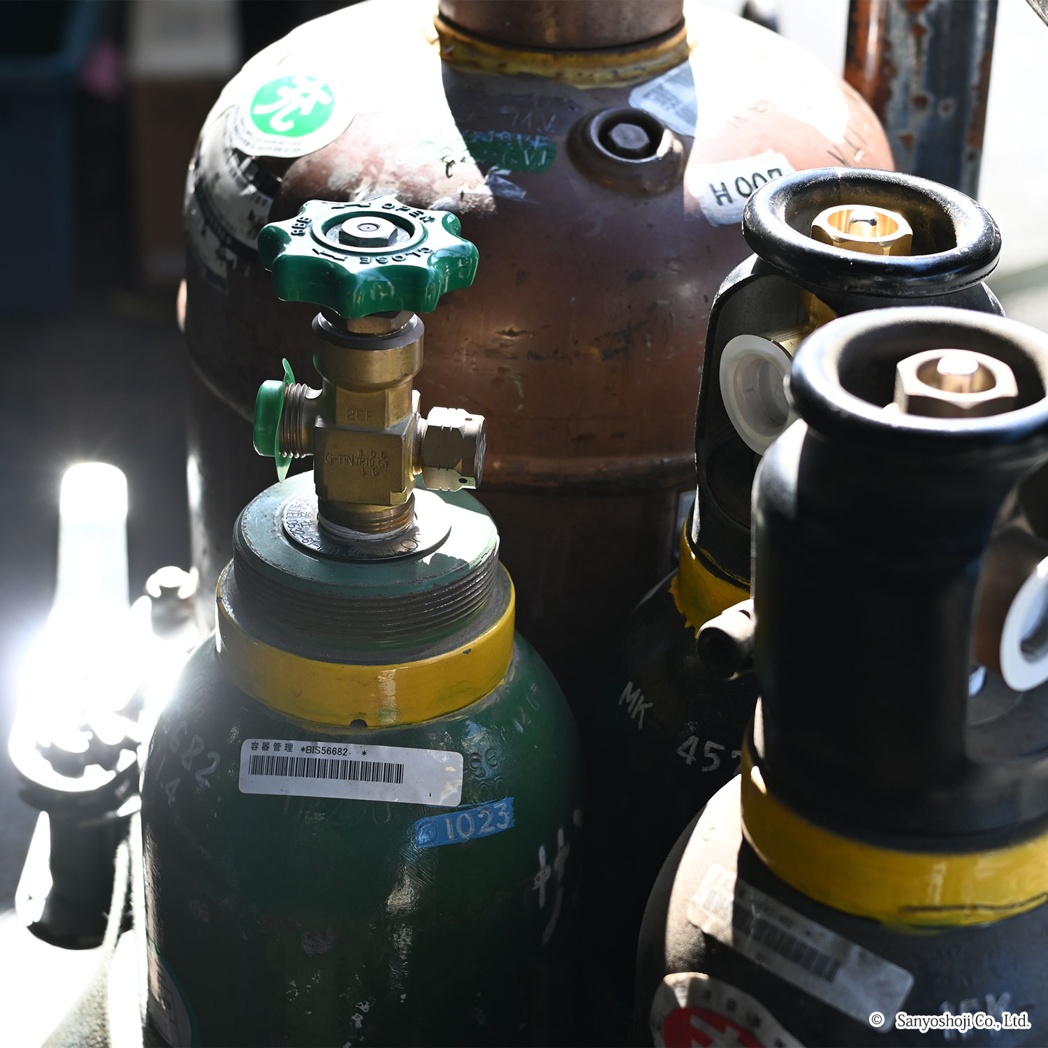 レンタル用小型高圧ガス容器